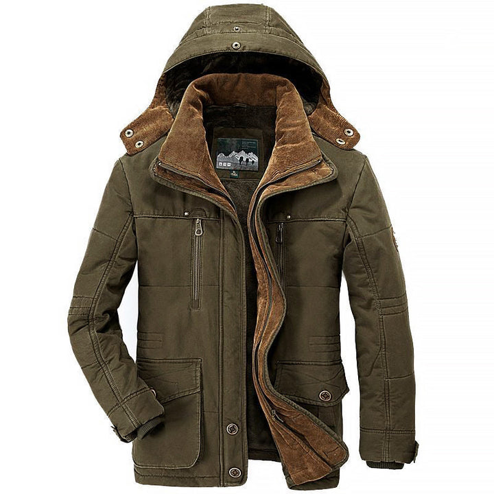 Mirla | Vinter Huva Fleece Fodrad Polstrad Jacka-Eva Jonsson