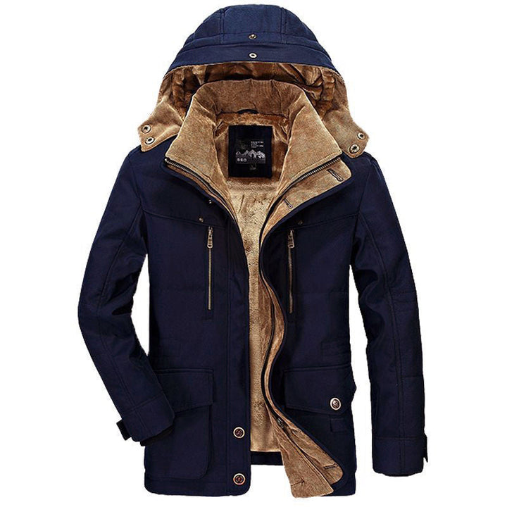 Mirla | Vinter Huva Fleece Fodrad Polstrad Jacka-Eva Jonsson