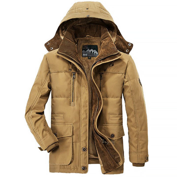 Mirla | Vinter Huva Fleece Fodrad Polstrad Jacka-Eva Jonsson