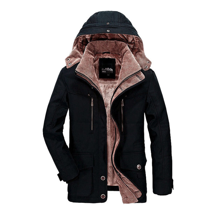 Mirla | Vinter Huva Fleece Fodrad Polstrad Jacka-Eva Jonsson