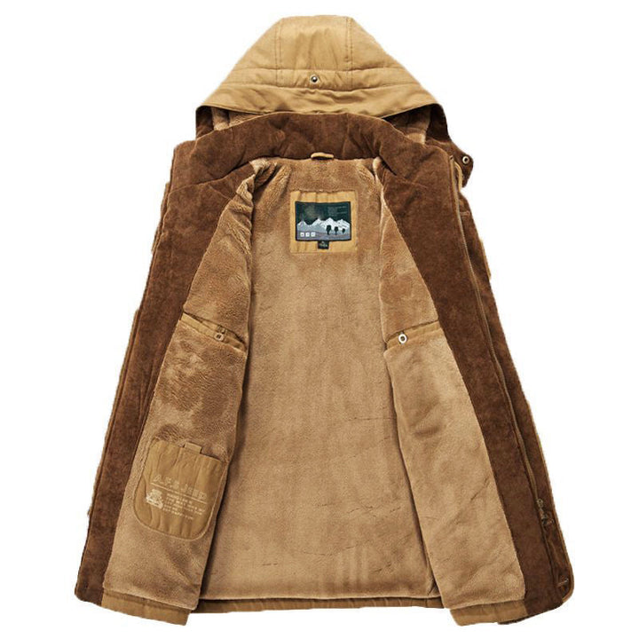Mirla | Vinter Huva Fleece Fodrad Polstrad Jacka-Eva Jonsson