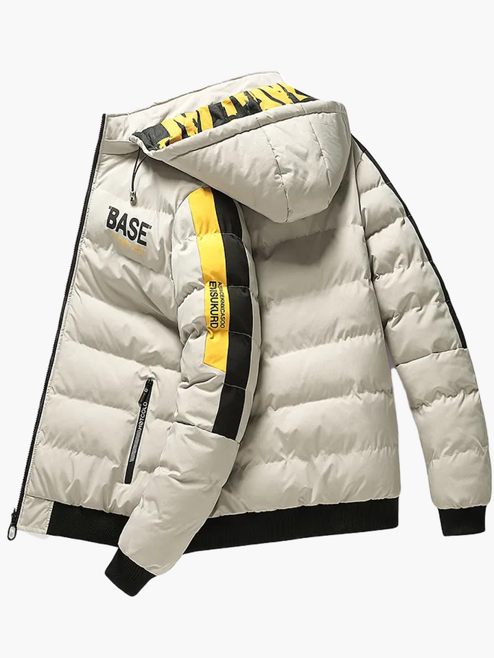 Mirla | Vinter Steppjacka Urban Streetstyle Huva - Moderiktig Outdoorkappa för Vardag & Fritid-Eva Jonsson