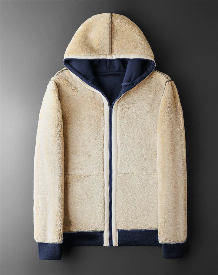 Mirla | Vinterjacka Herr Varm Ergonomisk Hoodie-Eva Jonsson