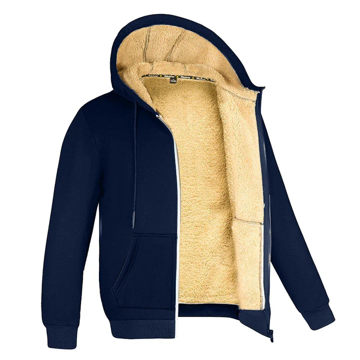 Mirla | Vinterjacka Herr Varm Ergonomisk Hoodie-Eva Jonsson