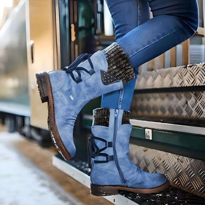 Mirla | Vinterstövlar Snöboot med Snörning-Eva Jonsson