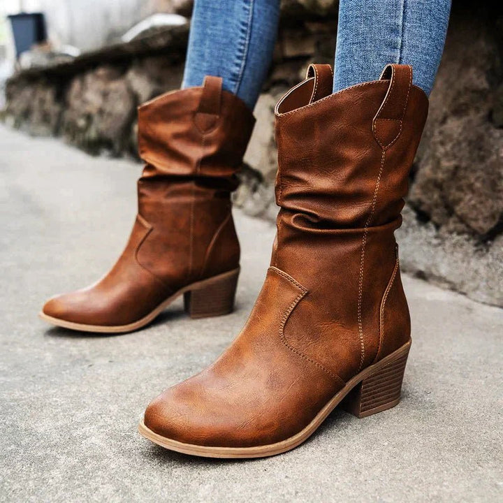 Mirla | Western Slouch Boots-Eva Jonsson