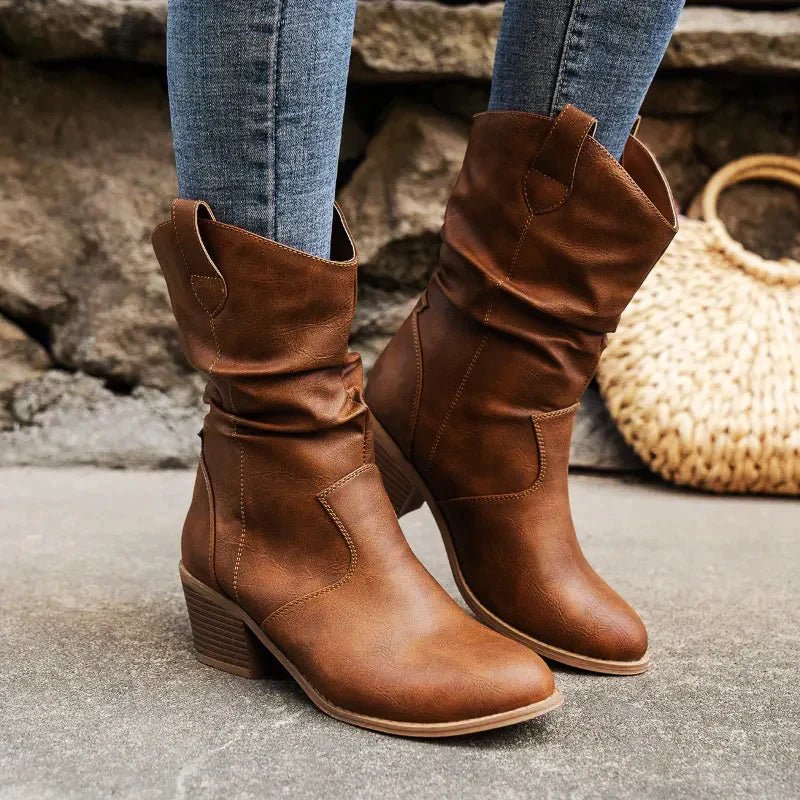 Mirla | Western Slouch Boots-Eva Jonsson
