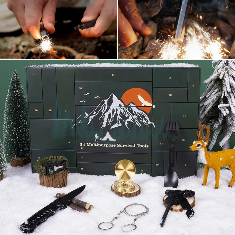 Mirla | WildWeg - Adventskalender överlevnadskit för män - 24 dagar-Eva Jonsson
