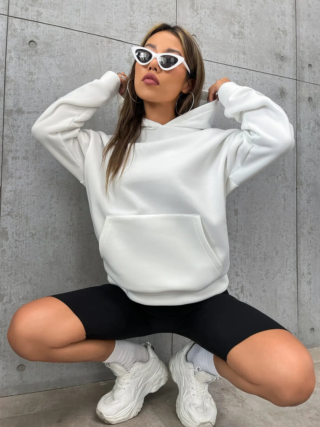 Mirla | Will Be Okay Hoodie för Damer-Eva Jonsson