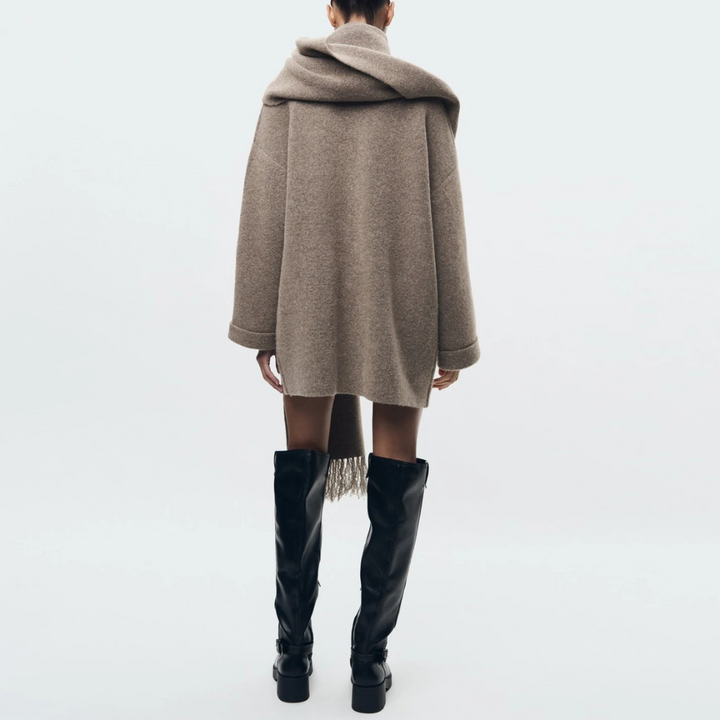 Mirla | för Damer med Knäppning och Scarf-Eva Jonsson