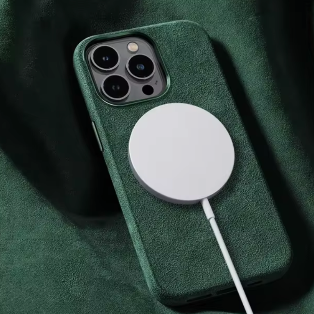 Mirla | iPhone Bästa MagSafe Fodral – "Alcantara"-Eva Jonsson