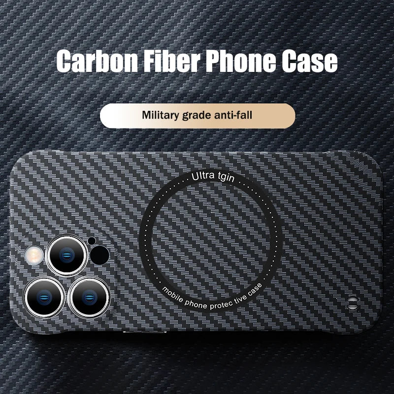 Mirla | iPhone Kolfiberfodral – Ultra tunn & magnetisk-Eva Jonsson
