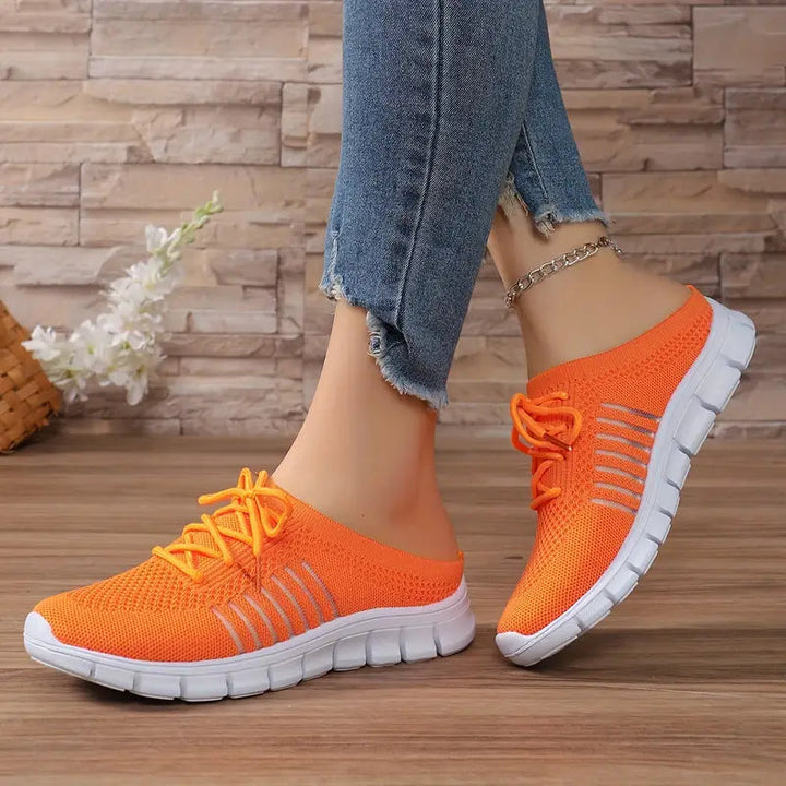 Mules, Ergonomiska, Slip-on, Ortopediska skor, Sneakers för kvinnor-Eva Jonsson