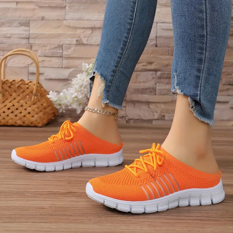Mules, Ergonomiska, Slip-on, Ortopediska skor, Sneakers för kvinnor-Eva Jonsson