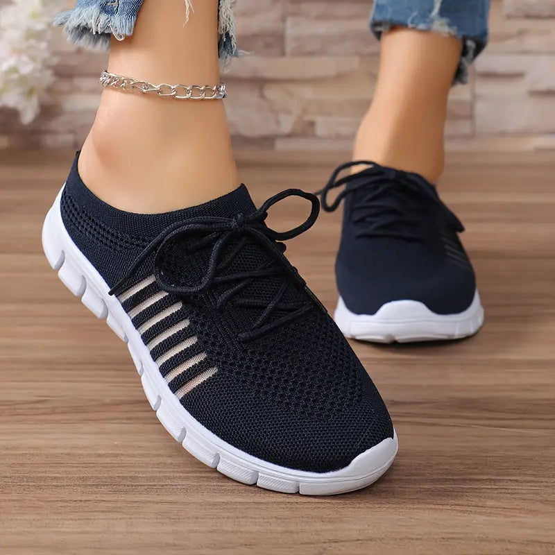 Mules, Ergonomiska, Slip-on, Ortopediska skor, Sneakers för kvinnor-Eva Jonsson