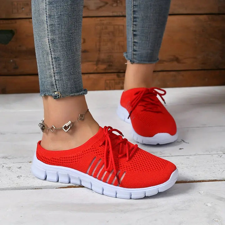 Mules, Ergonomiska, Slip-on, Ortopediska skor, Sneakers för kvinnor-Eva Jonsson