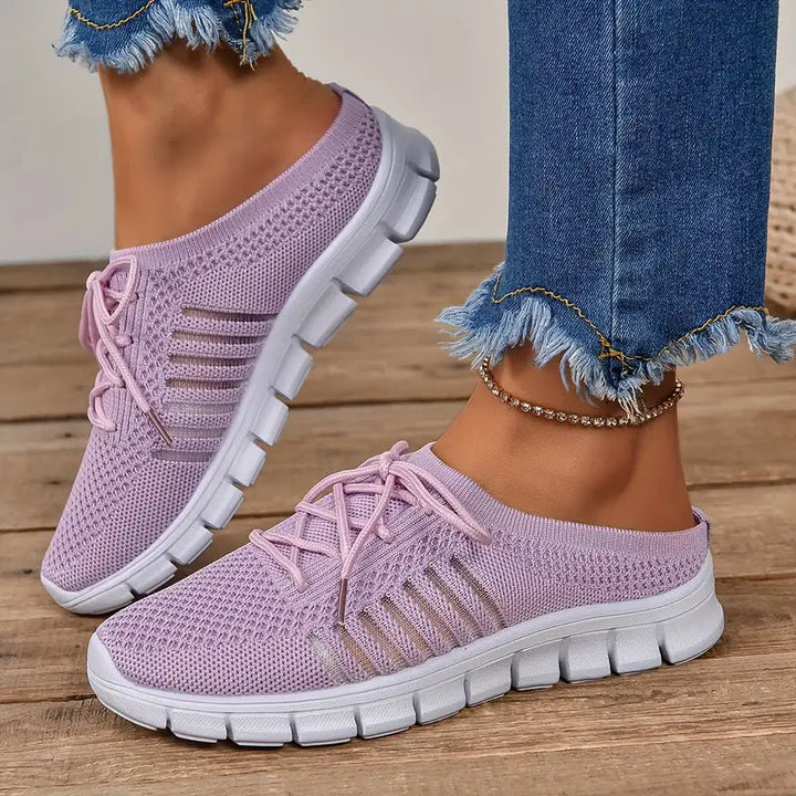Mules, Ergonomiska, Slip-on, Ortopediska skor, Sneakers för kvinnor-Eva Jonsson