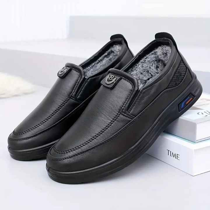 Nelson Winter Loafers | Varma pälsfodrade skor för män-Eva Jonsson