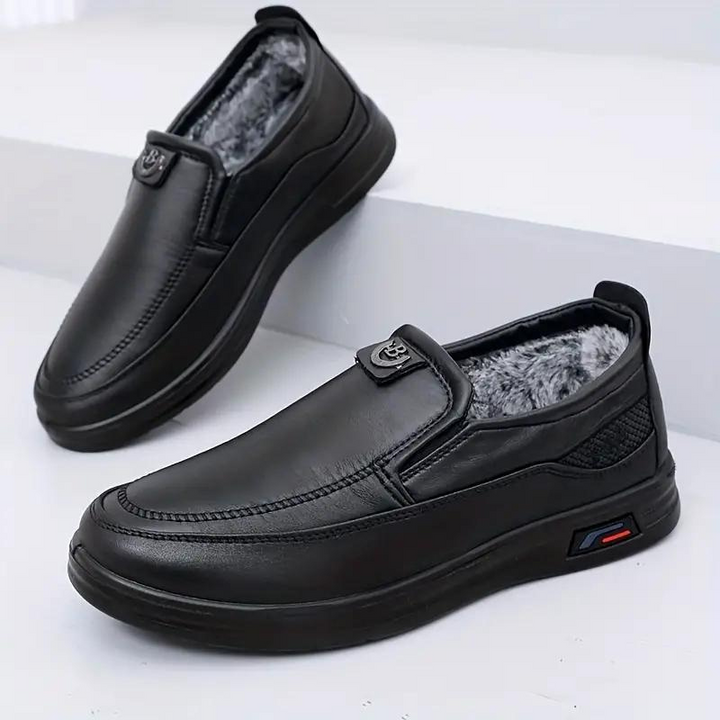 Nelson Winter Loafers | Varma pälsfodrade skor för män-Eva Jonsson