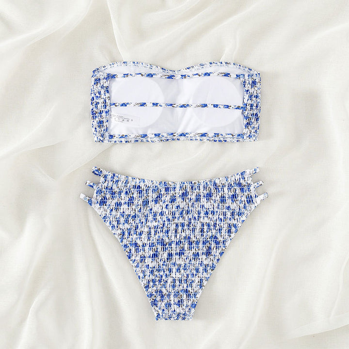 Damen Bandeau-Bikini mit modischem Knotendesign Echo Archiv