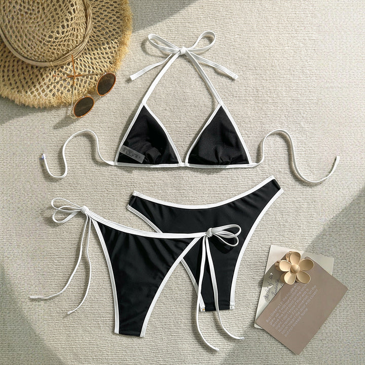 Damen Triangel-Bikini mit eleganter Bindung Echo Archiv