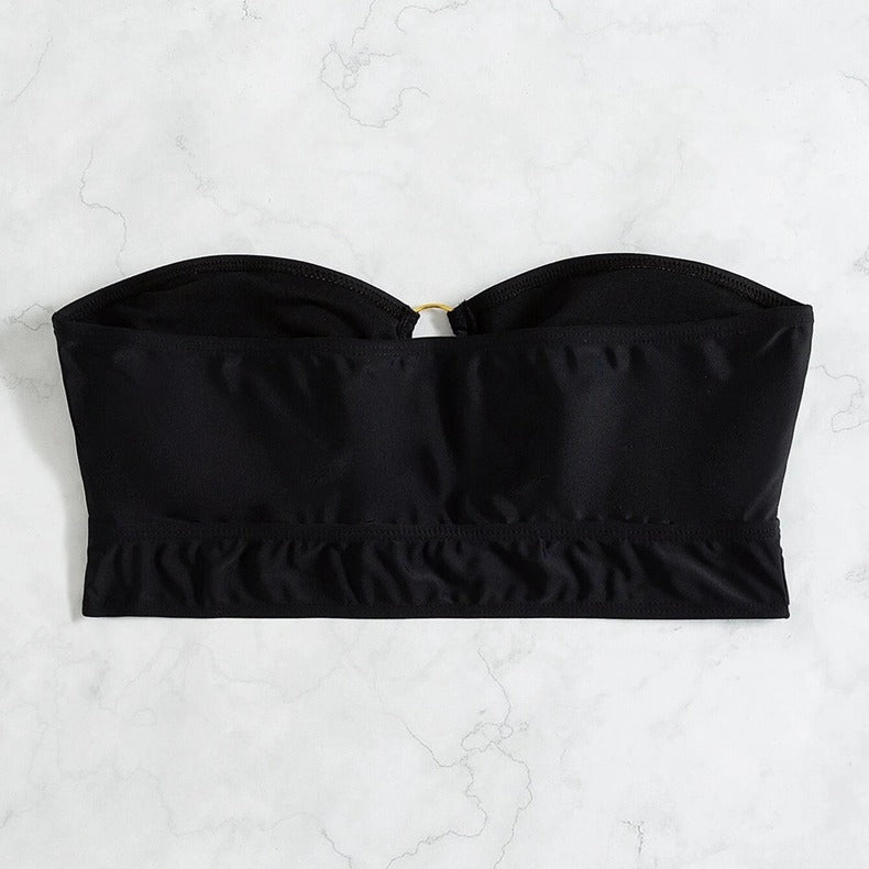 Damen Bandeau-Bikinioberteil mit dekorativen Ringakzenten Echo Archiv