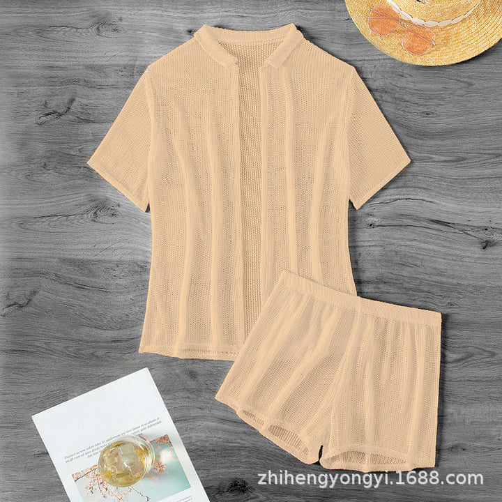 Damen Freizeitanzug mit luftigem Strickdesign Echo Archiv
