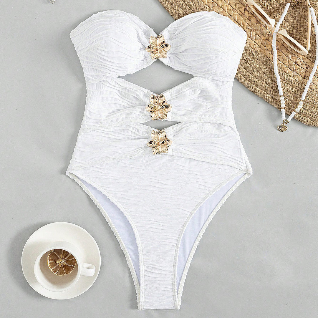Damen Cut-Out Badeanzug mit raffiniertem Design Echo Archiv