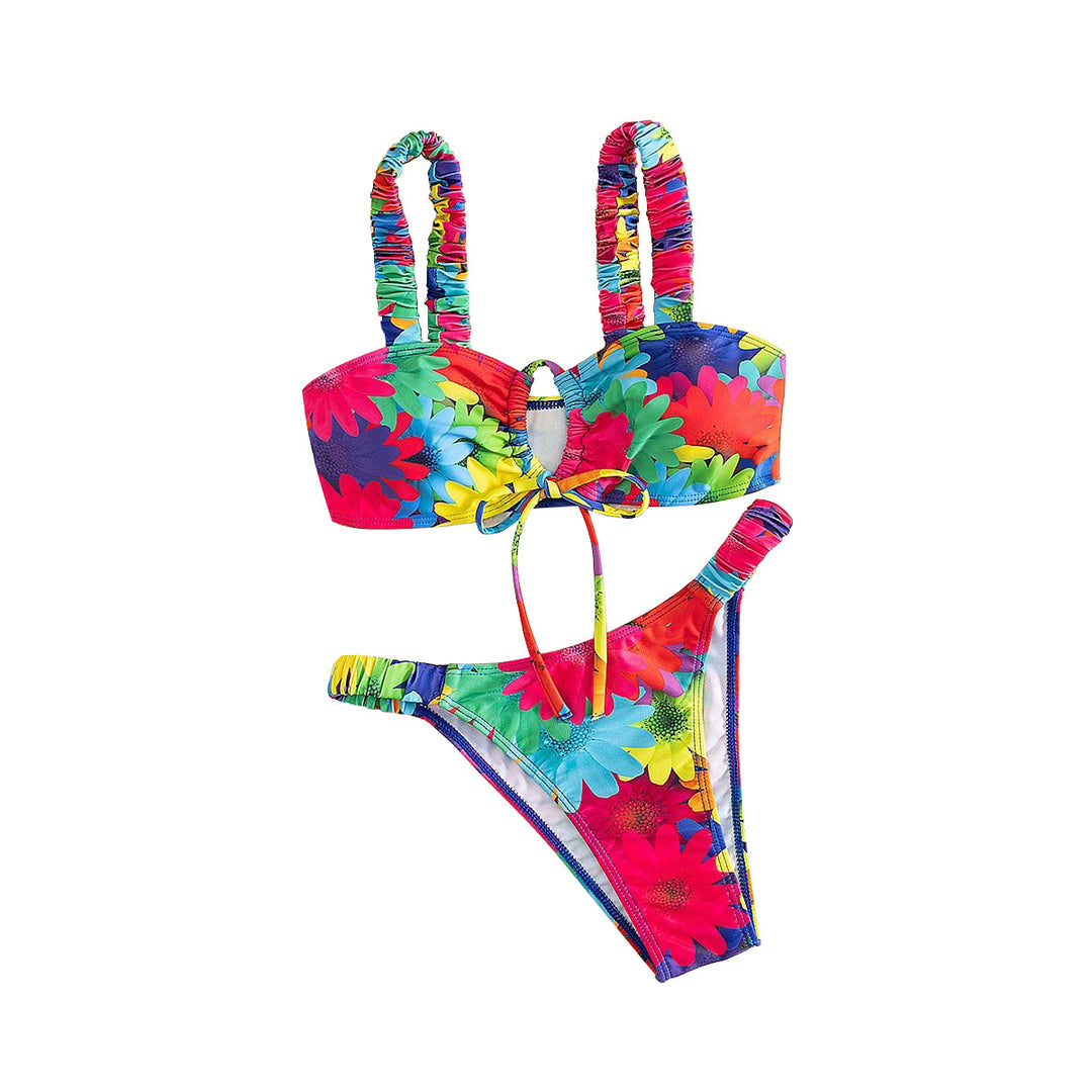 Damen Bunt blühender Bikini Echo Archiv