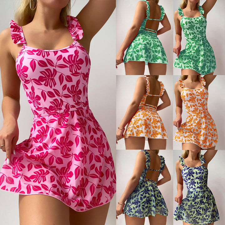 Damen Badekleid mit floralem Muster Echo Archiv