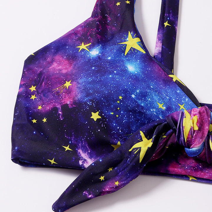 Damen Buntes Sternenmotiv Bikini Echo Archiv