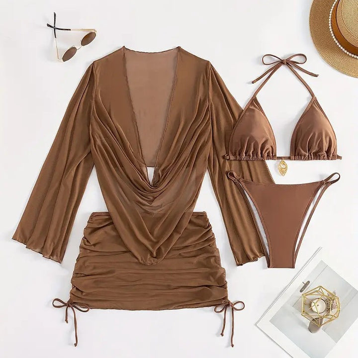 Damen Bikini-Set mit elegantem Wickeloberteil Echo Archiv
