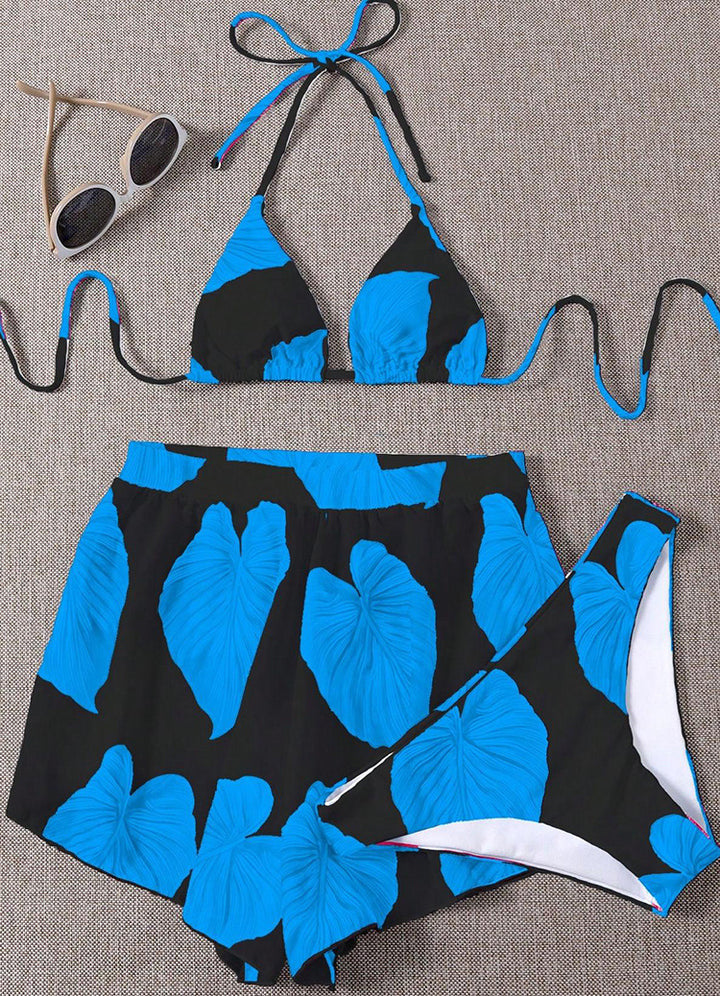 Damen Bikiniset mit modischem Rock und Triangle-Oberteil Echo Archiv