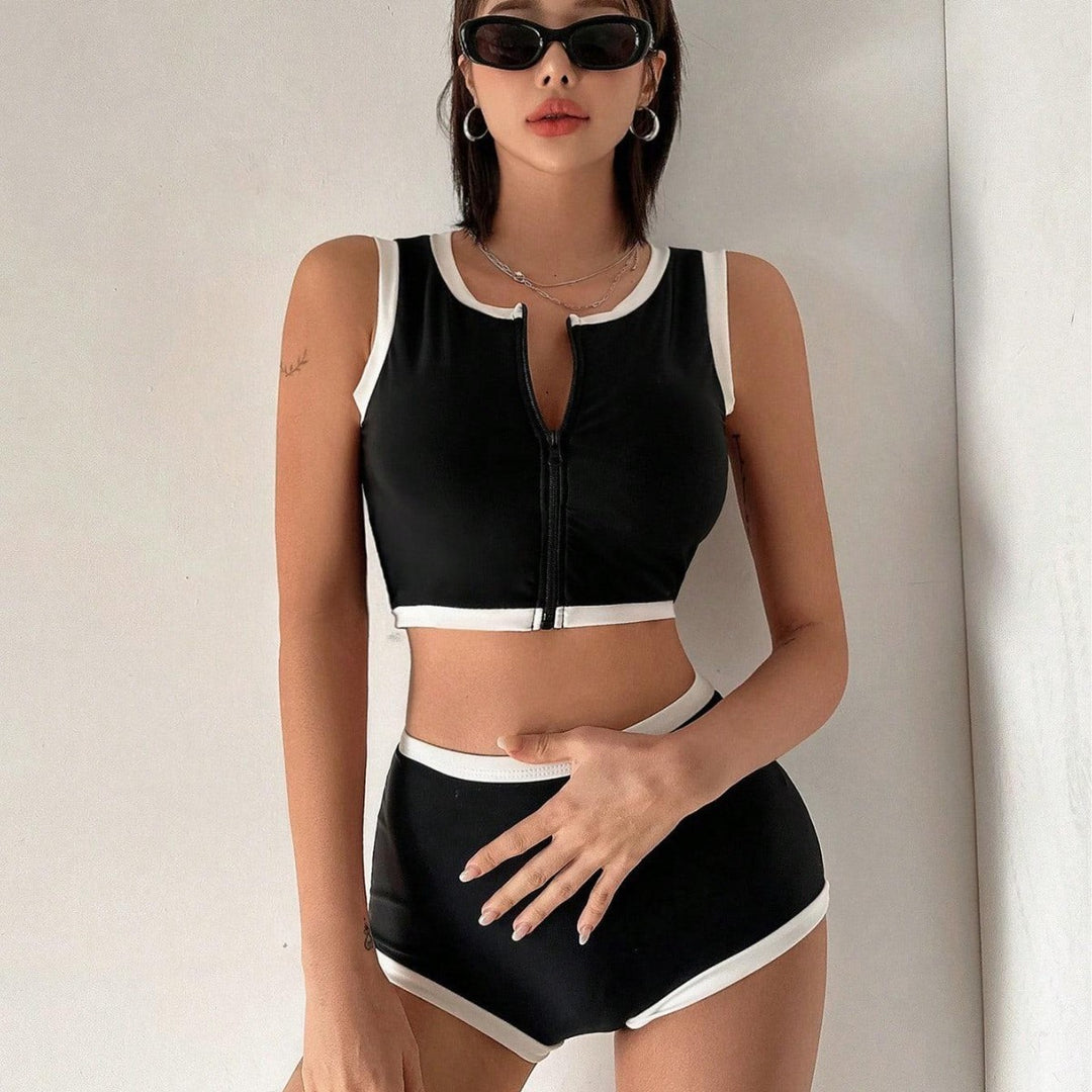 Damen Sportliches Zweiteiler-Badeoutfit Echo Archiv