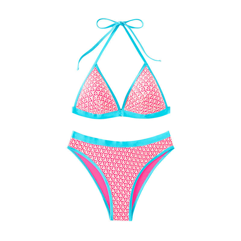 Damen Triangel-Bikini mit moderne geometrischen Mustern Echo Archiv