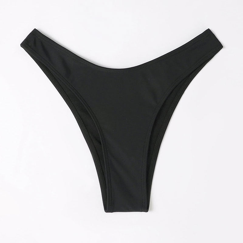 Damen Bikini-Höschen mit hohem Beinausschnitt und regulierbaren Seitenbändern Echo Archiv