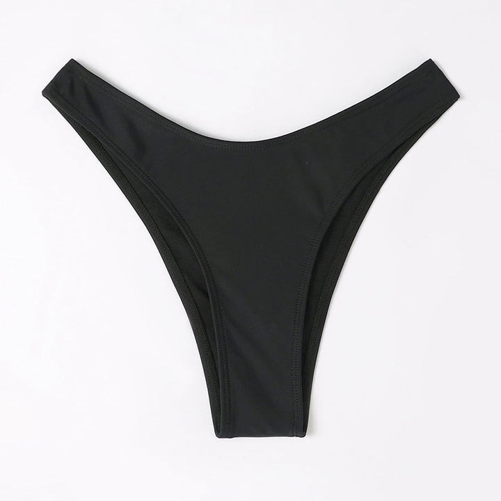 Damen Bikini-Höschen mit hohem Beinausschnitt und regulierbaren Seitenbändern Echo Archiv
