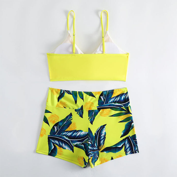 Damen Bikini-Set mit verstellbarem Oberteil und Blumenmuster Echo Archiv