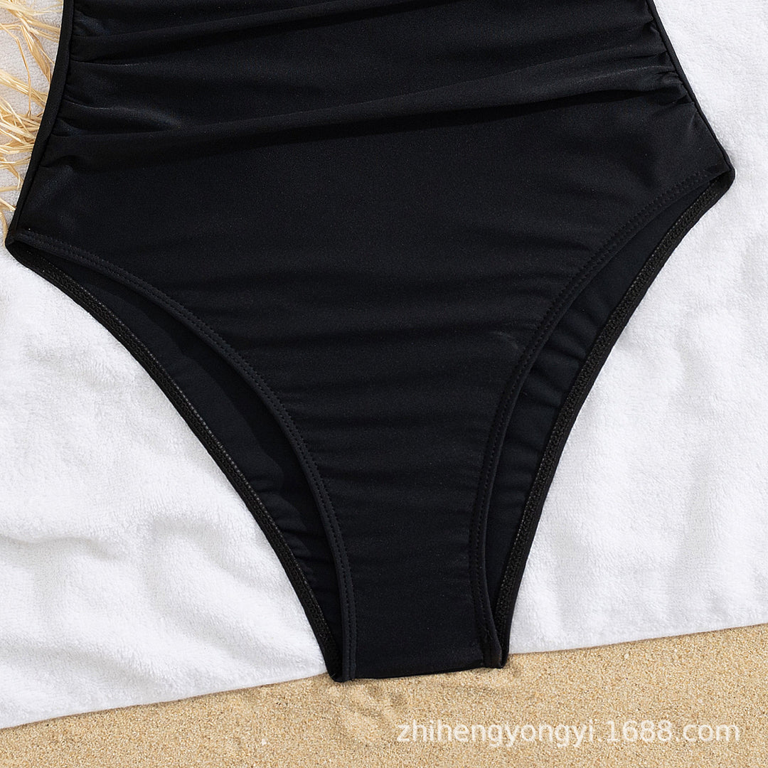 Damen Eleganter Schwimmanzug mit tiefem Ausschnitt Echo Archiv