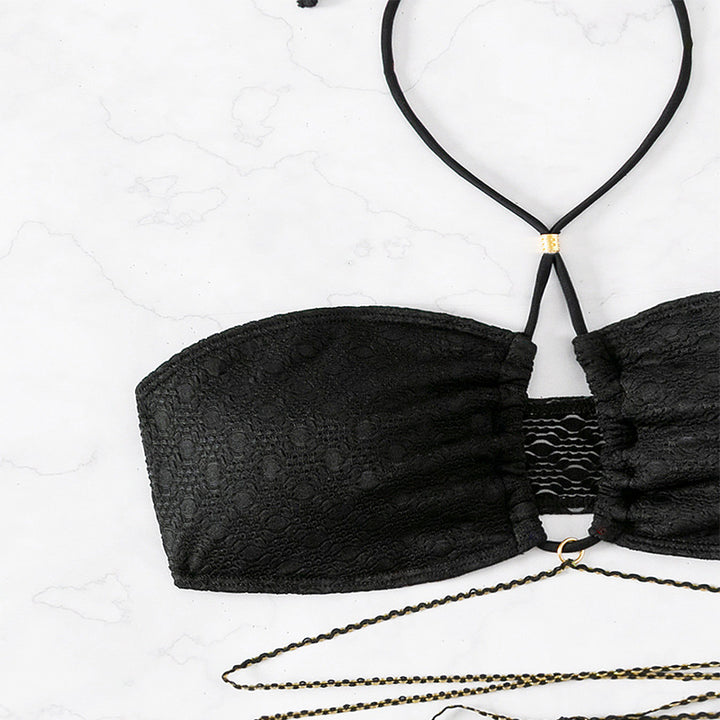 Damen Bandeau-Bikini mit raffiniertem Schnürdesign Echo Archiv