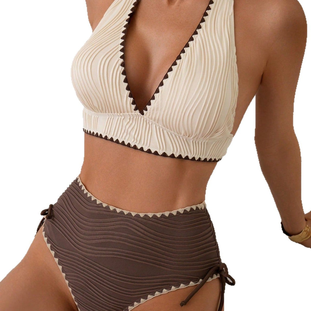 Damen Bikini-Top und hochgeschnittene Unterteile Echo Archiv