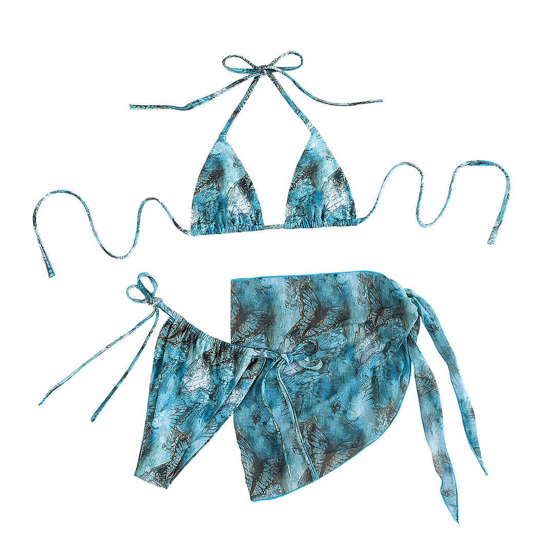 Damen Triangel-Bikini mit pareo Echo Archiv