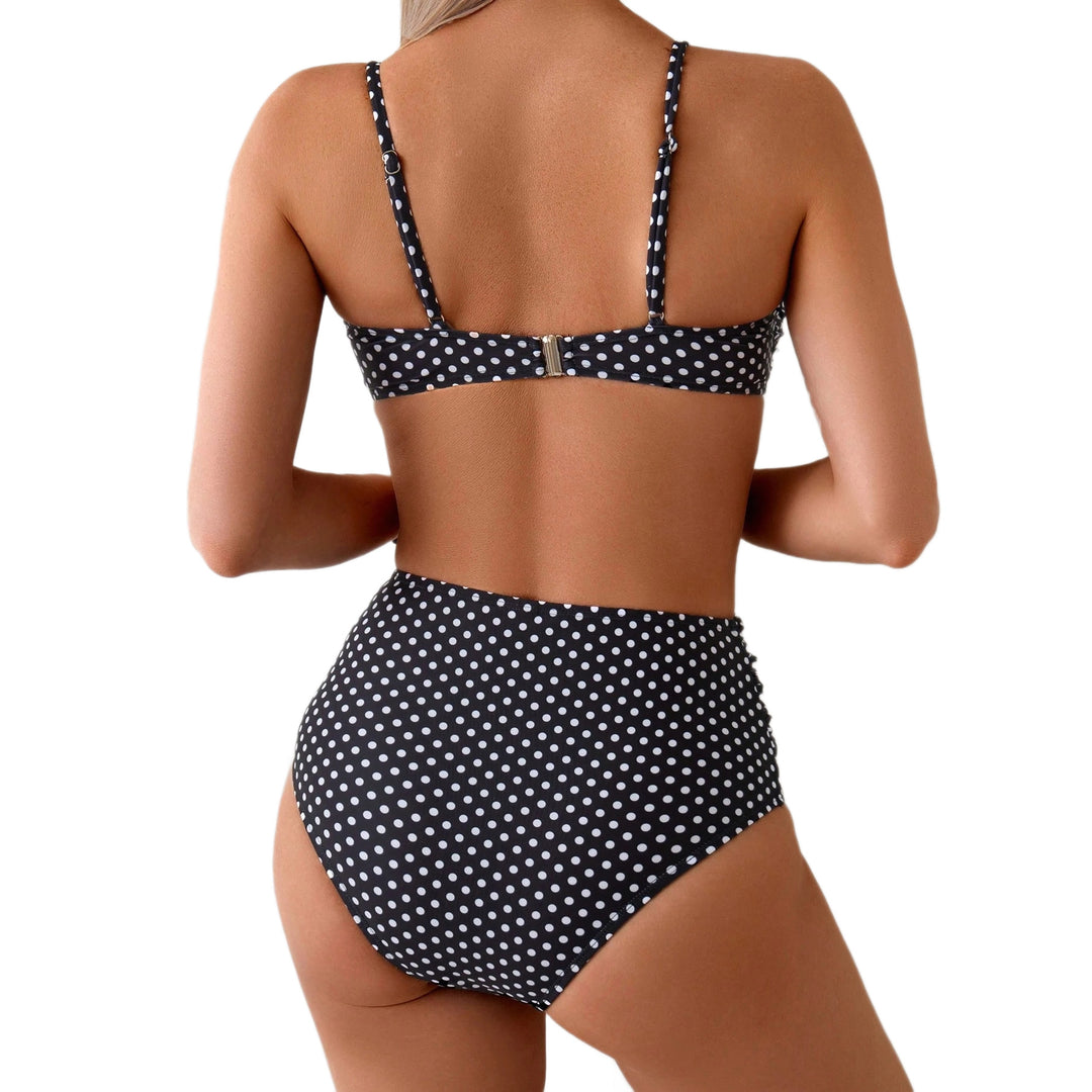 Damen Hochgeschnittener Bikini mit eleganten Muschelverzierungen Echo Archiv