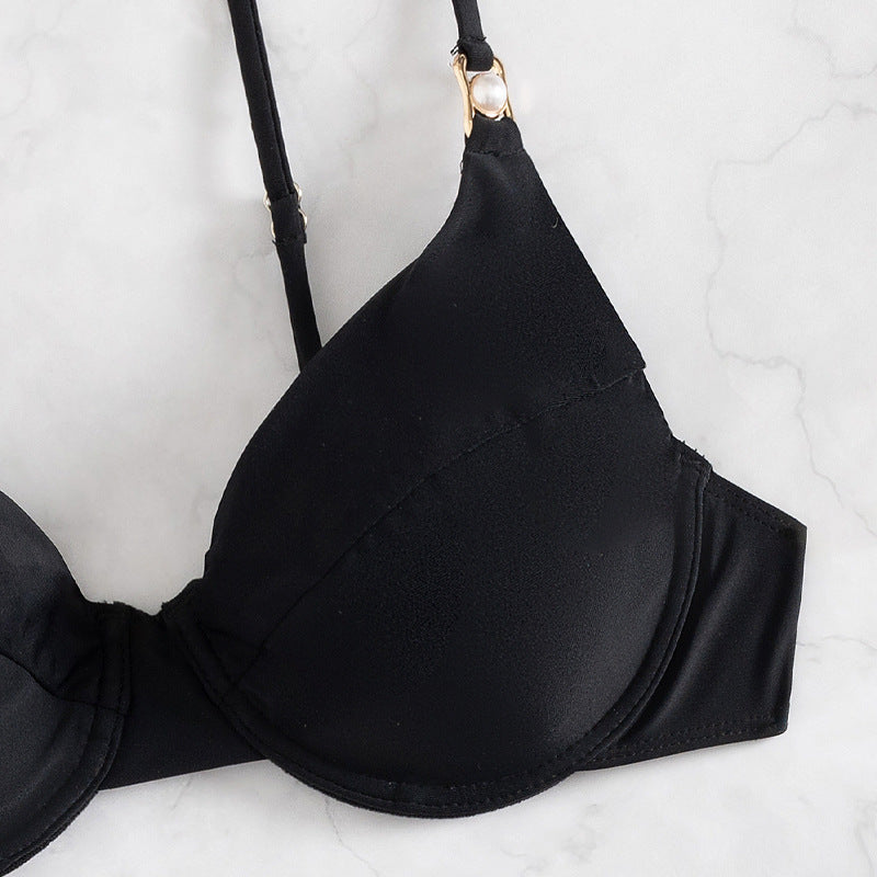 Damen Push-Up Bikini mit modischem Gold-Detail Echo Archiv