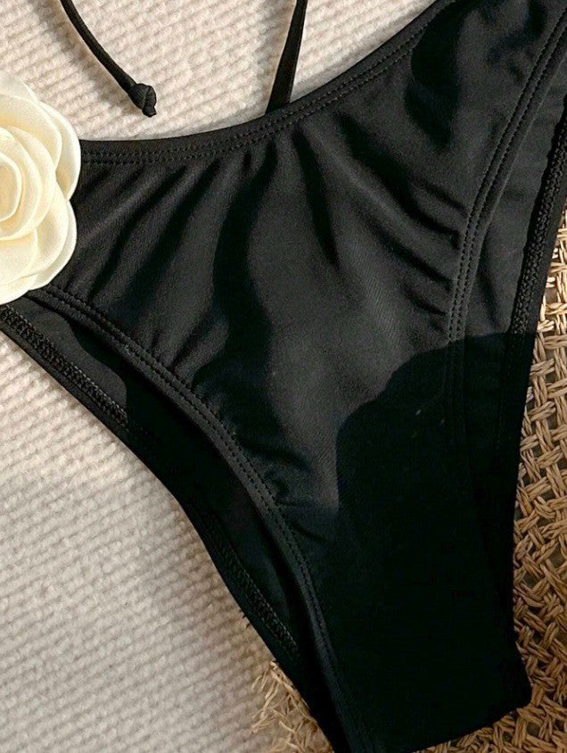 Damen Bikini mit flower Applikationen Echo Archiv