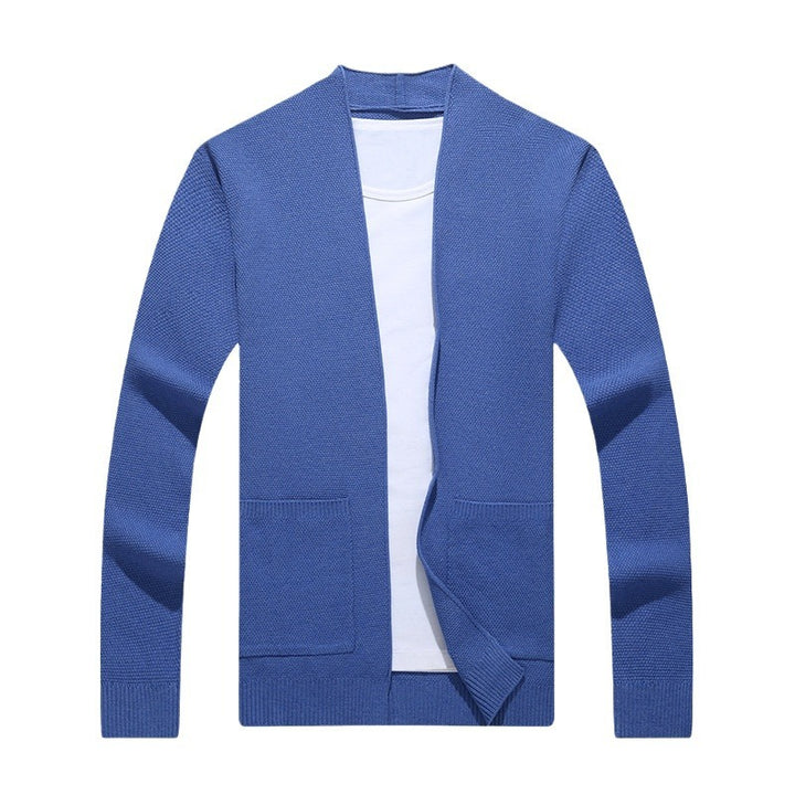 Herren stickad jacka i avslappnad design Eva Jonsson