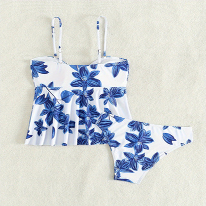 Damen Bademode Tankini-Set mit floralem Design und verstellbaren Trägern Echo Archiv