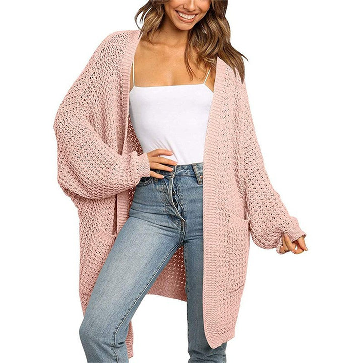 Damer avslappnad stickad cardigan Eva Jonsson