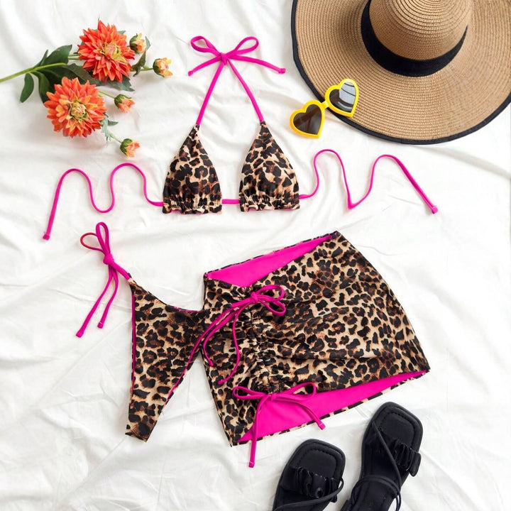 Damen Triangel-Bikini mit Wickelrock Echo Archiv