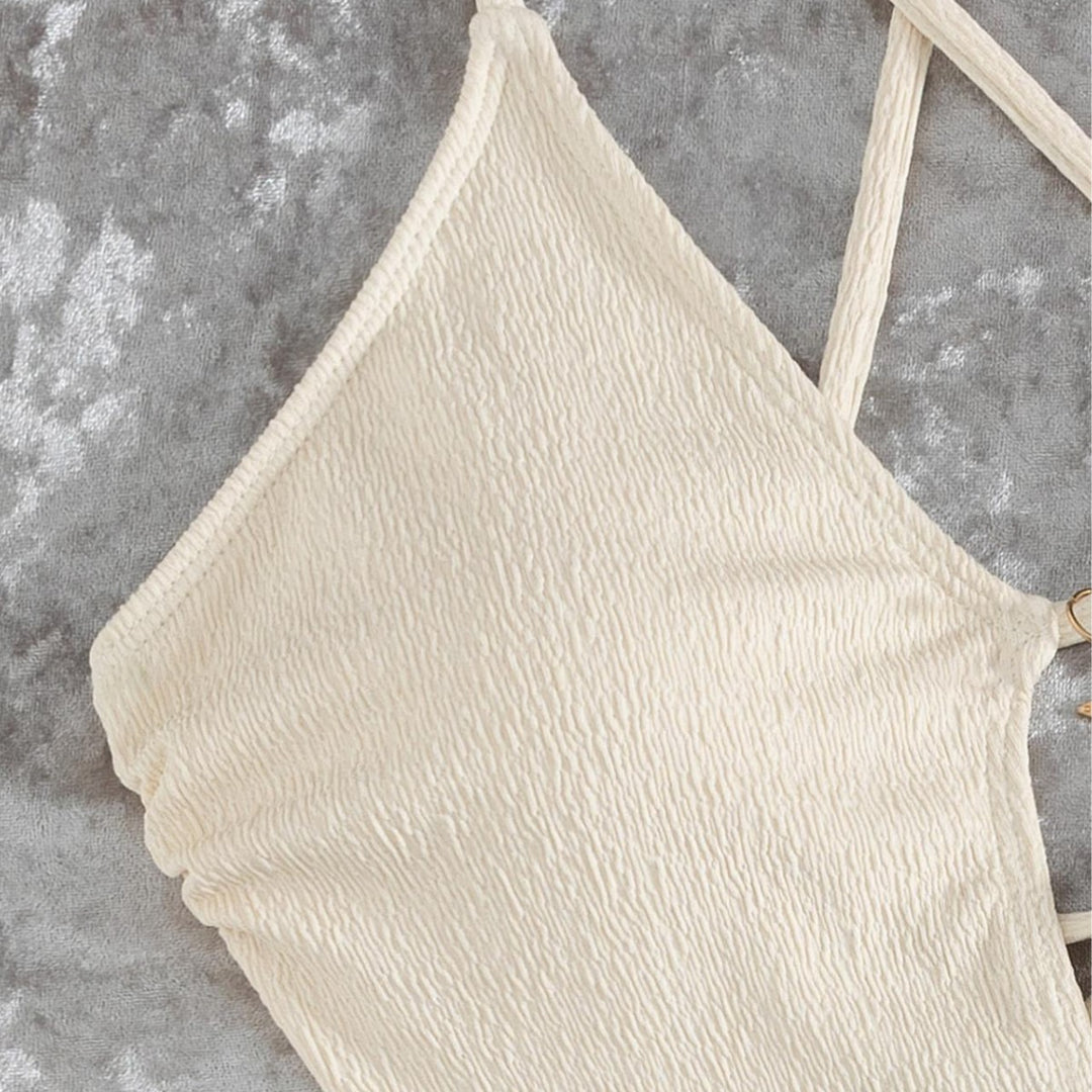 Damen Cut-Out Badeanzug mit einzigartigem Ringdetail Echo Archiv